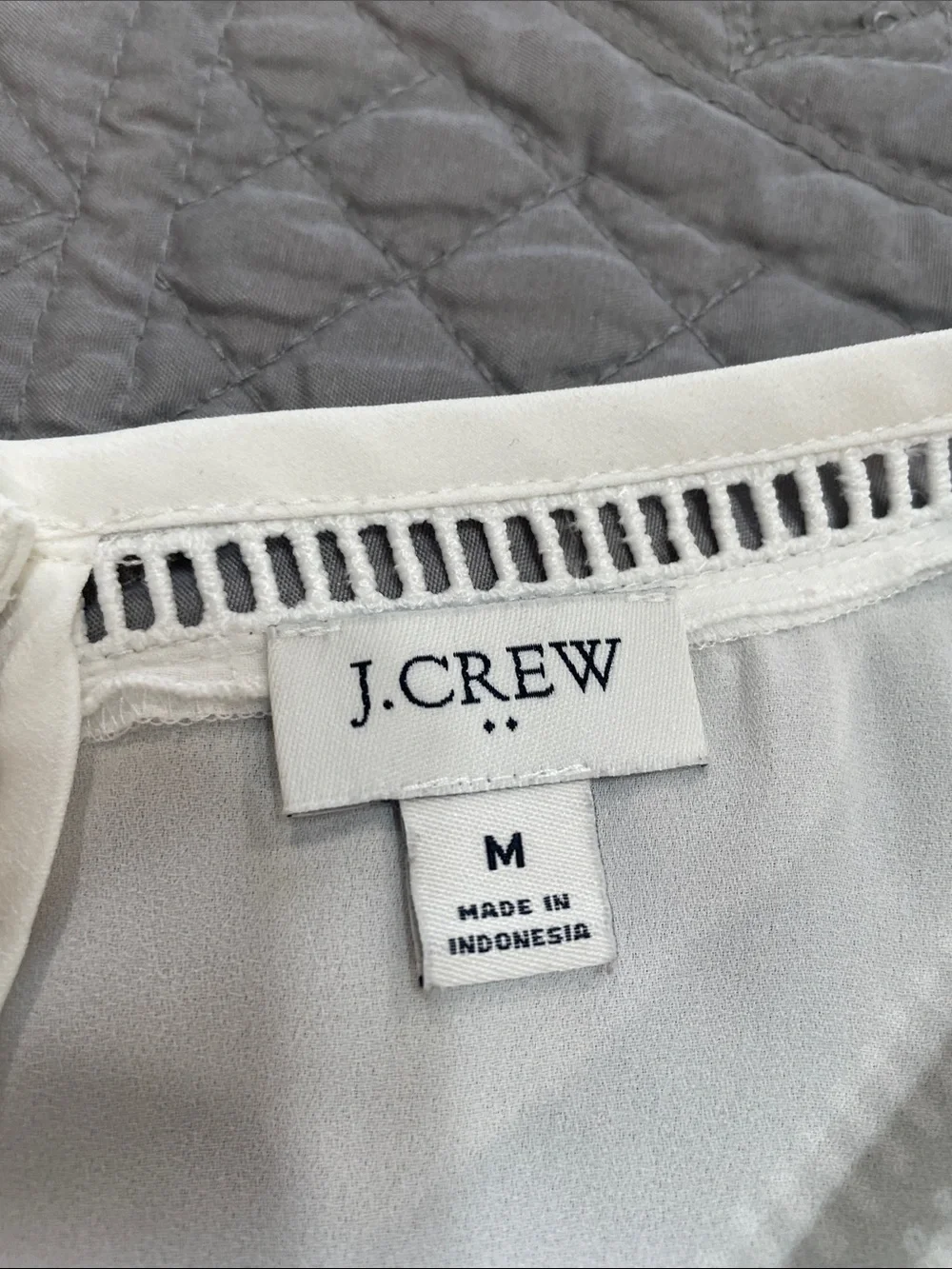 J. Crew White blouse M